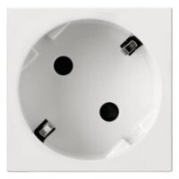Legrand 077245 Schuko Steckdose 45° mit erhöht Berührungsschutz Mosaic weiß