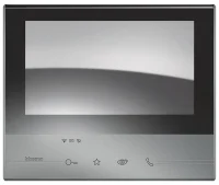 BTicino 344643 CLASSE300 X13E Hörerlose Video Hausstation Schwarz m.7z LCD-Touch