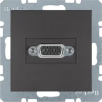 Berker Steckdose VGA anthrazit matt 3315401606