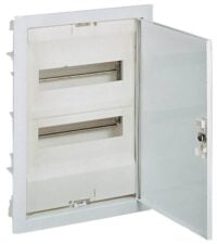 Legrand 001434 Unterputz Verteiler Ekinoxe mit Metalltür Signalweiß 48+8M 4R
