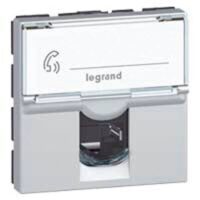Legrand 079464 Datendose Kategorie6 UTP 2M Aluminium Mosaic