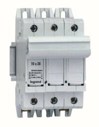 Legrand 021404 Sicherungstrenner SP38 3-polig für Zylindersich. 10x38mm für Tragschienen