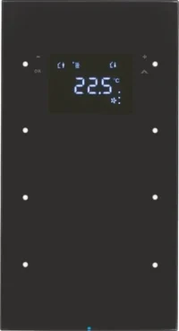 Berker Touchsensor 3-fach Glas schwarz 75643055