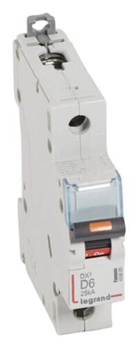 Legrand 409805 DX3 LS-Schalter D 6A 1-polig 25kA 230/400VAC 1TE