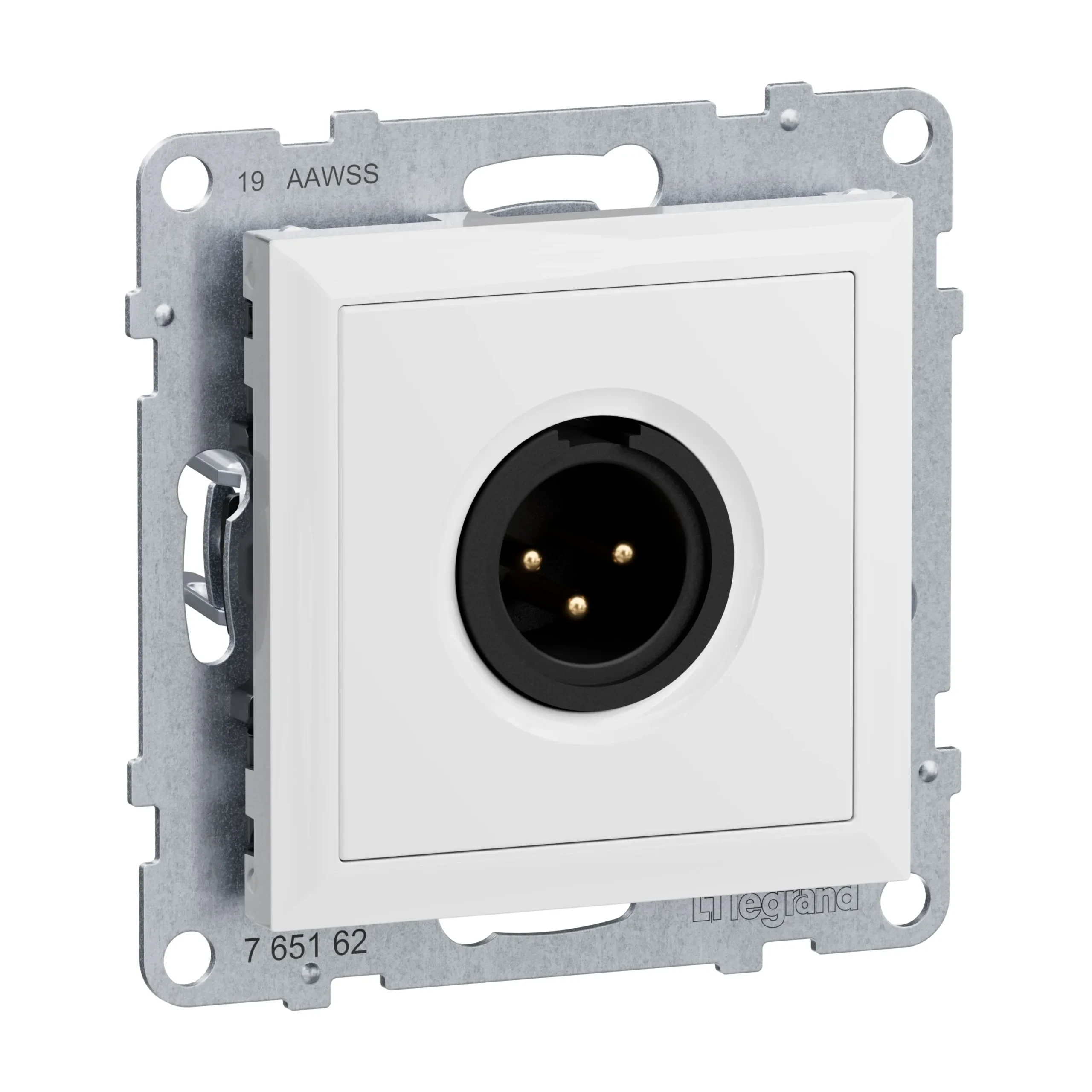 Legrand 765162 SEANO XLR-Dose 3-polig männlich Schraubklemmen:0,5 mm² inklusive