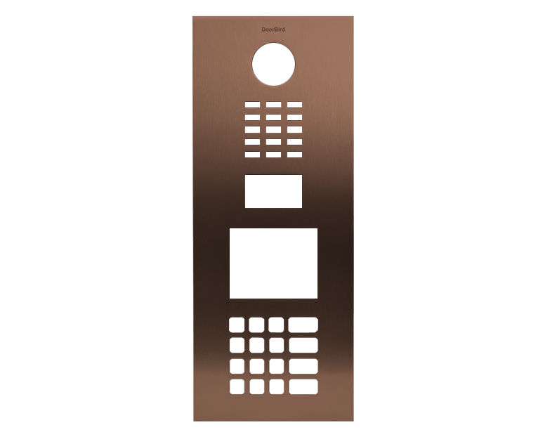 DoorBird D21DKV Frontblende – Bronze-Optik (PVD)