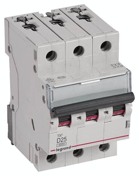 Legrand Legrand 403757 TX3 LS-Schalter D 25A 3-polig 6kA 400VAC 3TE