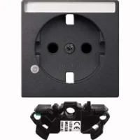 Merten Zentralplatte anth f.Steckdose K-Licht MEG2333-0414