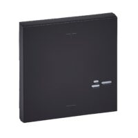 Legrand 864518A NILOE STEP Abdeckung f.2-Leiter-Dimmer (ohne N-Leiter) schwarz