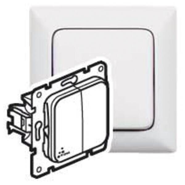 Legrand Legrand 776702 Einsatz Serie Feuchtraum Unterputz Creo ultraweiß