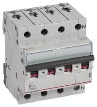 Legrand 404138 TX3 LS-Schalter B 10A 3-polig+N 10kA 400VAC 4TE