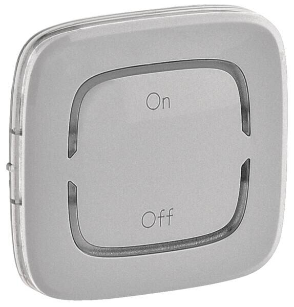 Legrand Legrand 755378 Wippe BUS/SCS mit Symbol ON/OFF 2M Valena Allure Aluminium