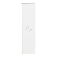 BTicino KW01MHBED LivingNow 1M Tasten- abdeckung für MyHome mit Symbol Nacht White