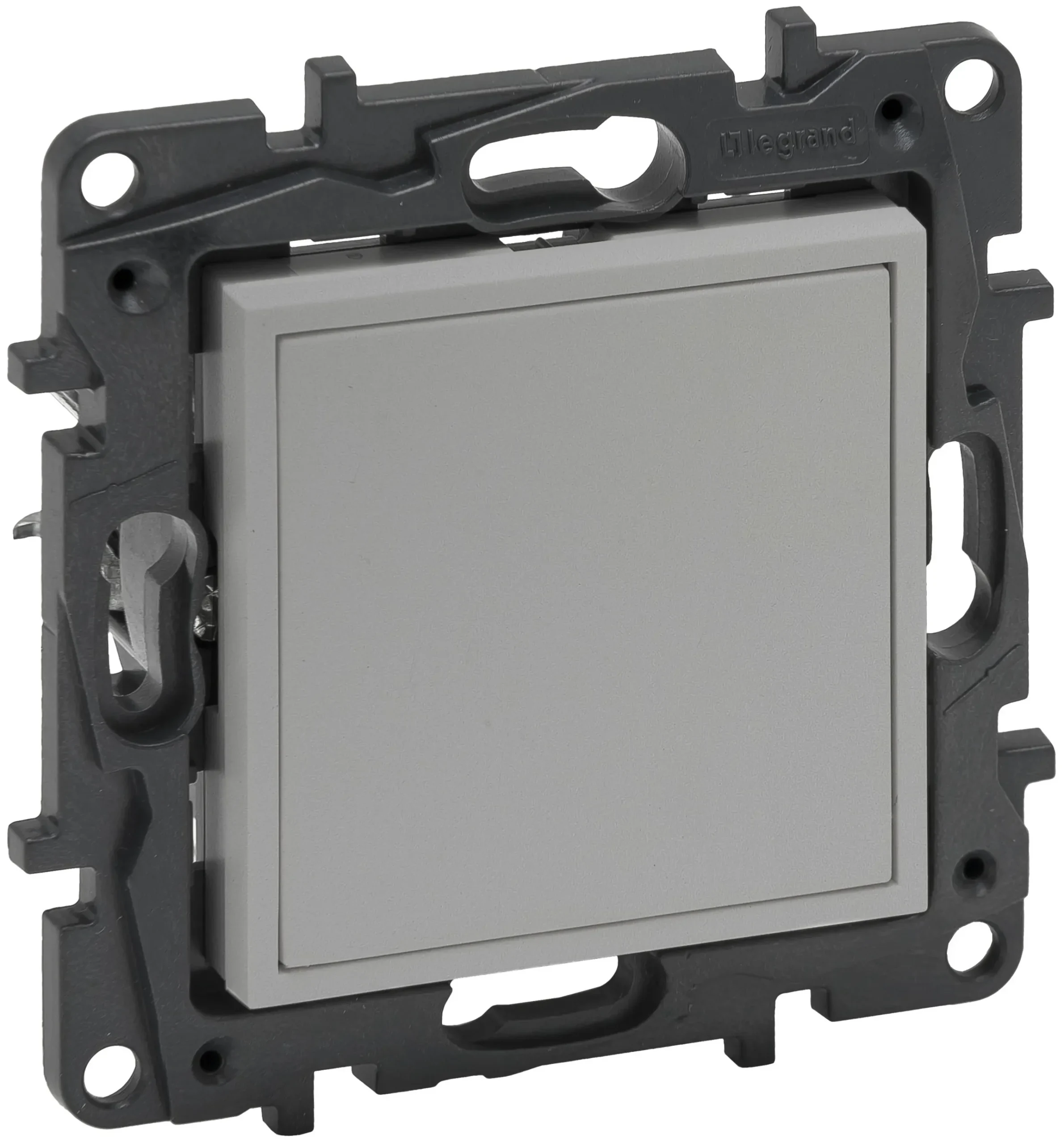 Legrand Legrand 864379 Mosaic Adapter/ Blindabdeckung Niloe Step Aluminium