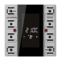 Jung LS5194KRMTSD KNX Kompakt Raumcontroller-Modul 4-fach