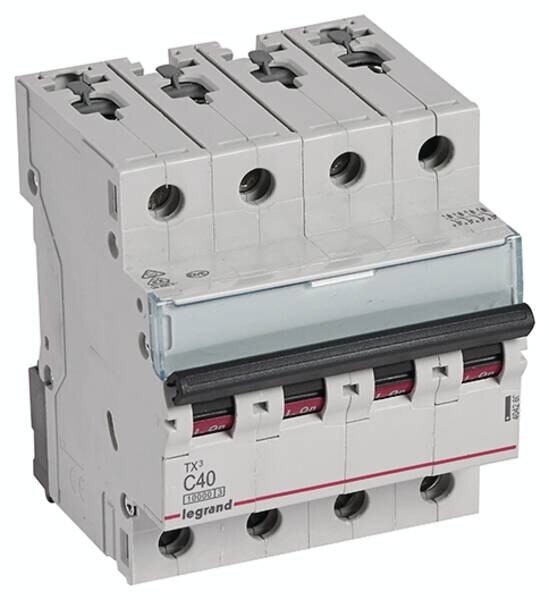 Legrand Legrand 404260 TX3 LS-Schalter C 40A 4-polig 10kA 400VAC 4TE