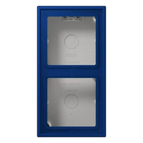 Jung Jung LC 582 A 261 AP-Kappe 2-fach Duroplast lackiert Serie LS bleu outremer foncé