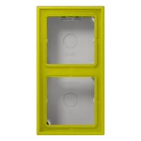 Jung LC 582 A 249 AP-Kappe 2-fach Duroplast lackiert Serie LS vertikal olive vif (4320F)
