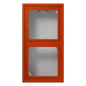 Jung Jung LC 582 A 244 AP-Kappe 2-fach Duroplast lackiert Serie LS rouge vermillon 59