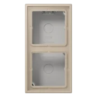 Jung LC 582 A 243 AP-Kappe 2-fach Duroplast lackiert Serie LS ombre naturelle claire