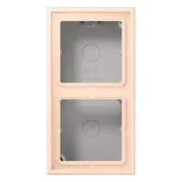 Jung LC 582 A 228 AP-Kappe 2-fach Duroplast lackiert Serie LS rose pâle (32091)