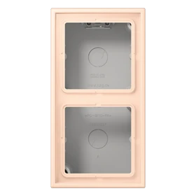 Jung Jung LC 582 A 228 AP-Kappe 2-fach Duroplast lackiert Serie LS rose pâle (32091)