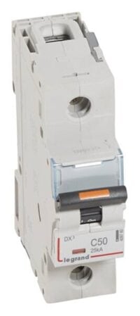 Legrand 409760 DX3 LS-Schalter C 50A 1-polig 25kA 230/400VAC 1,5TE