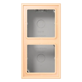 Jung Jung LC 582 A 223 AP-Kappe 2-fach Duroplast lackiert Serie LS ocre (32060)