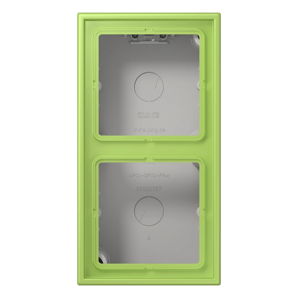 Jung Jung LC 582 A 221 AP-Kappe 2-fach Duroplast lackiert Serie LS vertikal clair (32052)