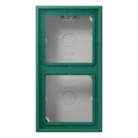 Jung LC 582 A 216 AP-Kappe 2-fach Duroplast lackiert Serie LS vertikal anglais (32040)