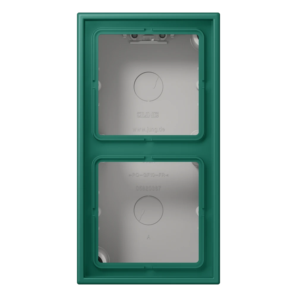 Jung Jung LC 582 A 216 AP-Kappe 2-fach Duroplast lackiert Serie LS vertikal anglais (32040)