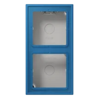 Jung LC 582 A 211 AP-Kappe 2-fach Duroplast lackiert Serie LS bleu céruléen 31