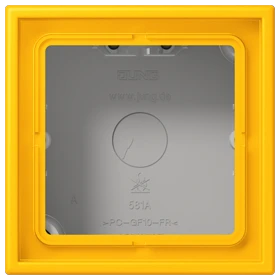 Jung Jung LC 581 A 263 AP-Kappe 1-fach Duroplast lackiert Serie LS le jaune vif (4320W)