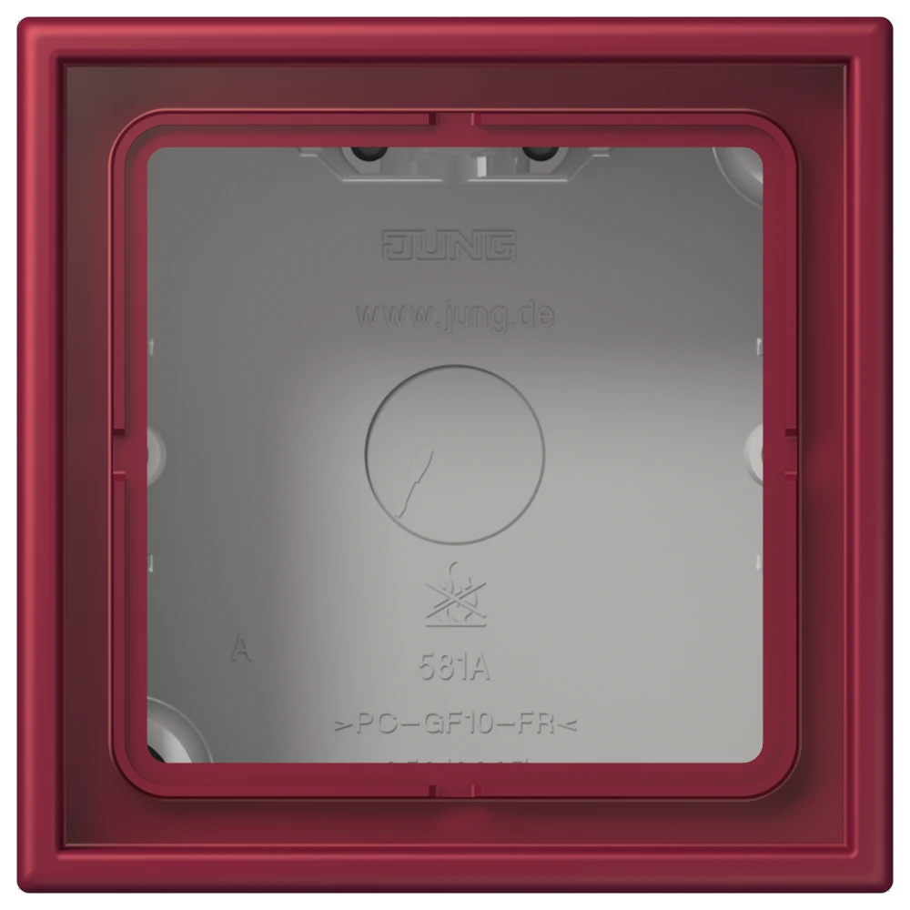 Jung Jung LC 581 A 255 AP-Kappe 1-fach Duroplast lackiert Serie LS le rubis (4320M)