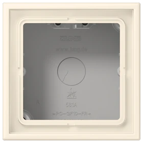 Jung Jung LC 581 A 245 AP-Kappe 1-fach Duroplast lackiert Serie LS blanc ivoire (4320B)