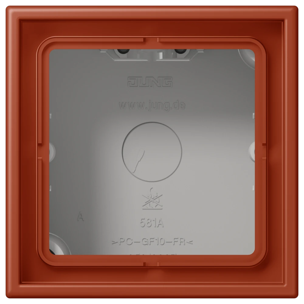 Jung Jung LC 581 A 232 AP-Kappe 1-fach Duroplast lackiert Serie LS l'ocre rouge (32110)