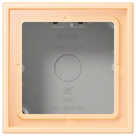 Jung Jung LC 581 A 223 AP-Kappe 1-fach Duroplast lackiert Serie LS ocre (32060)