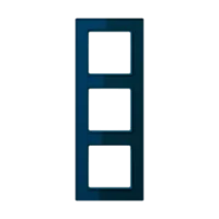 Jung AC583GLNB Glasrahmen 3-fach senkrecht eu waagerecht e Montage Glas A CREATIO
