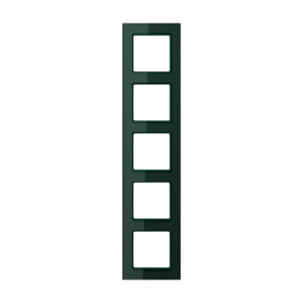 Jung Jung AC585GLSG Glasrahmen 5-fach senkrecht eu waagerecht e Montage Glas A CREATIO