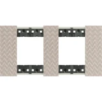BTicino KA4802M2MM LivingNow Abdeck- rahmen 2x2-modulig in Farbausführung Optic