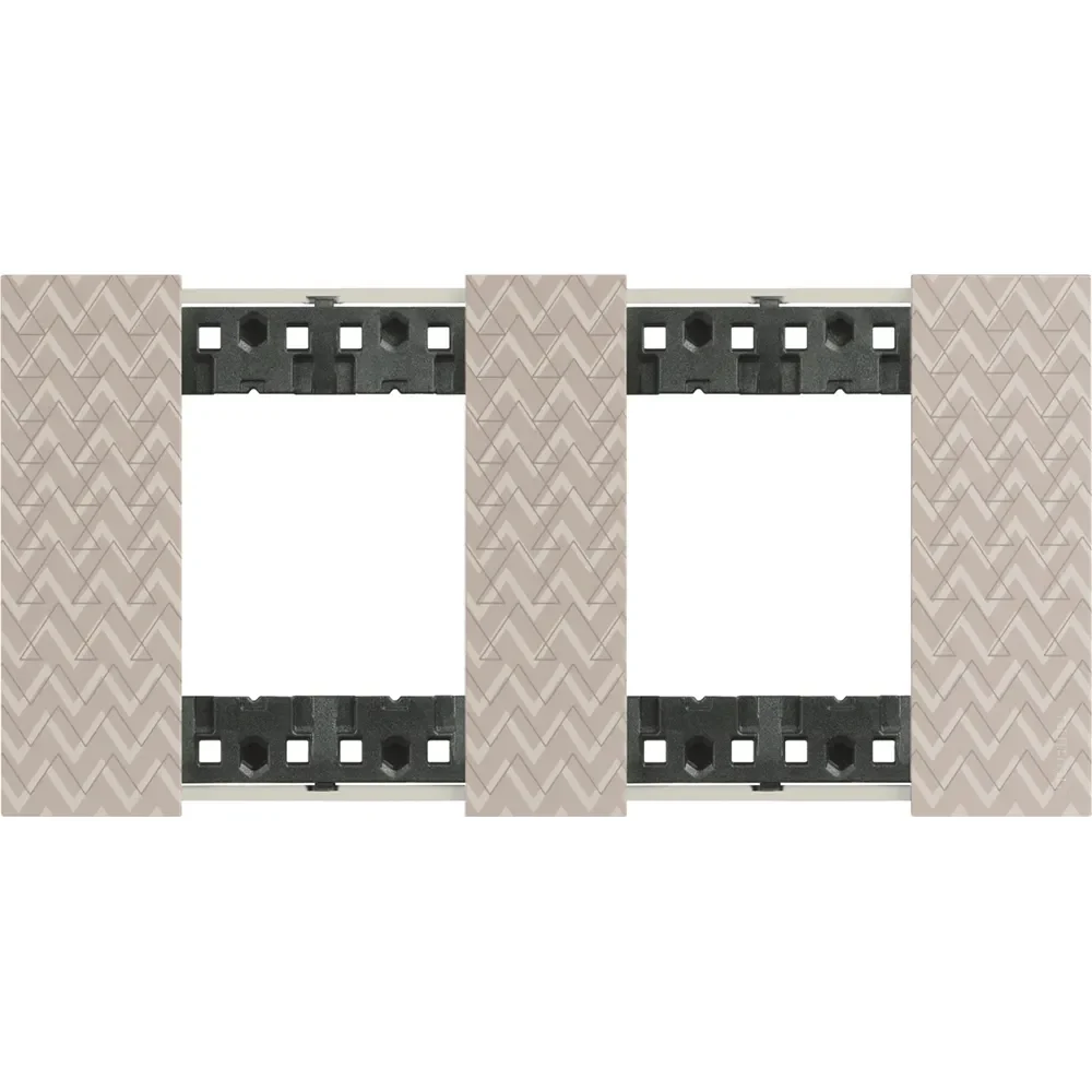 Legrand BTicino KA4802M2MM LivingNow Abdeck- rahmen 2x2-modulig in Farbausführung Optic