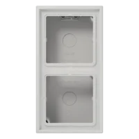 Jung LS 582 A LG AP-Kappe 2-fach Serie LS lichtgrau