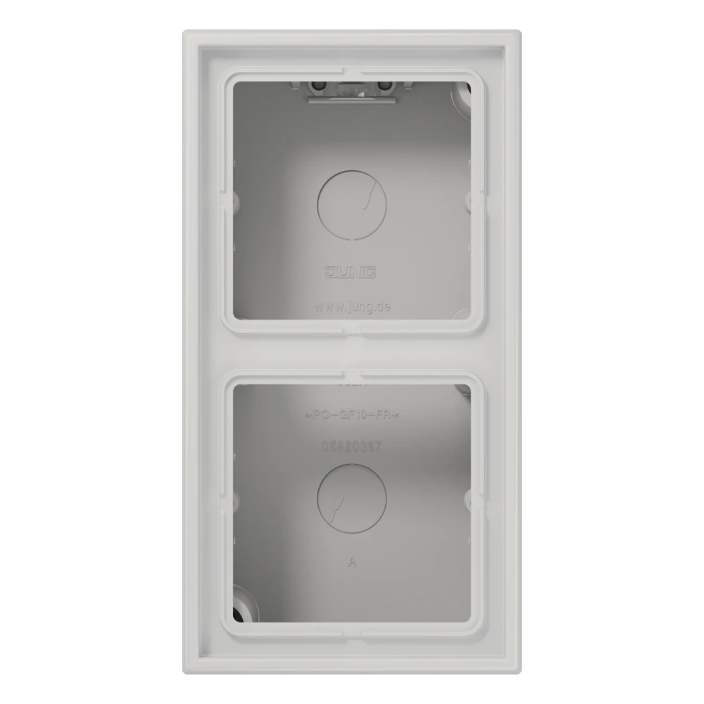 Jung Jung LS 582 A LG AP-Kappe 2-fach Serie LS lichtgrau