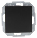 Kopp 587650087 ATHENIS-Universalschalter (Aus-/Wechsel) Farbe:schwarz matt