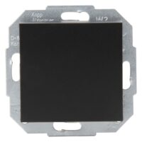 Kopp 587650087 ATHENIS-Universalschalter (Aus-/Wechsel) Farbe:schwarz matt