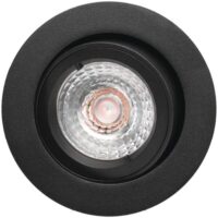 SG LEUCHTEN Einbaustrahler 50W HV schwarz JUPITER 914930 350lm GU10 matt Aluminium IP23