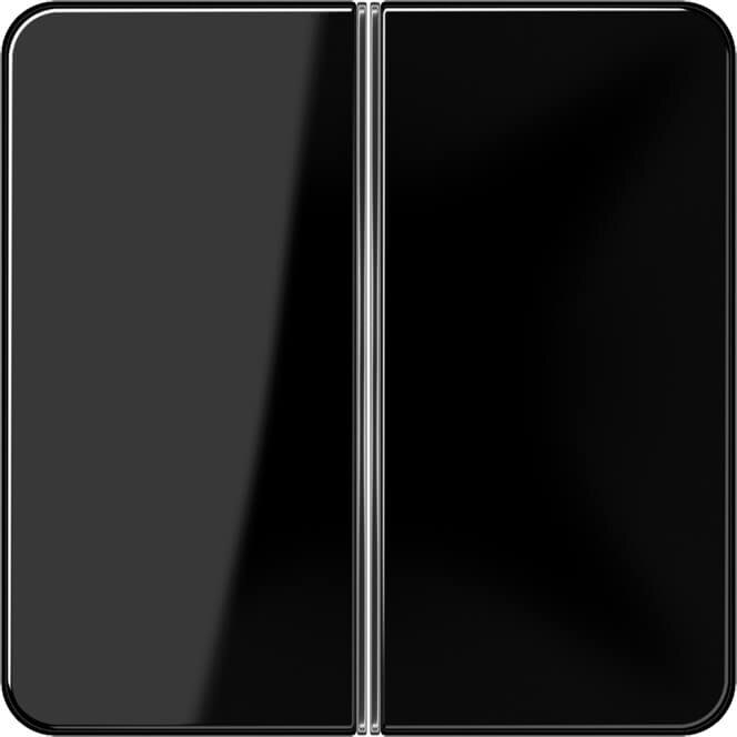 Jung Jung Tastensatz 2-fach schwarz komplett CD 402 TSA SW