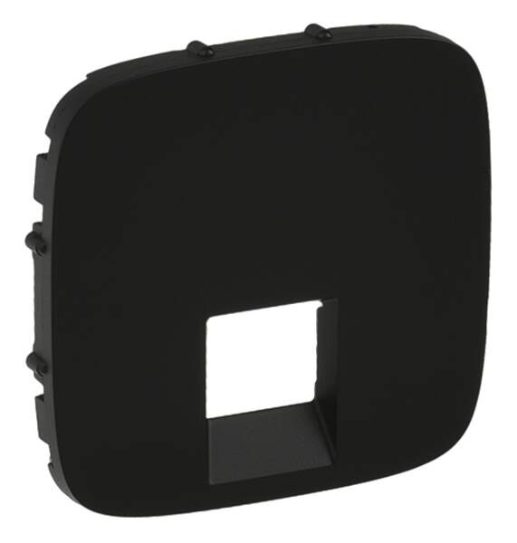 Legrand Legrand 755418 Abdeckung RJ11/RJ45 1-fach Valena Allure schwarz