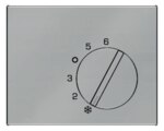 Berker 16707104 Zentralstück mit Regulier- Knopf für Raumtemperaturregler K.5 Est