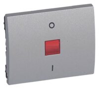 Legrand 771318 Wippe mit eingesetztem transparentem Fenster soft Aluminium